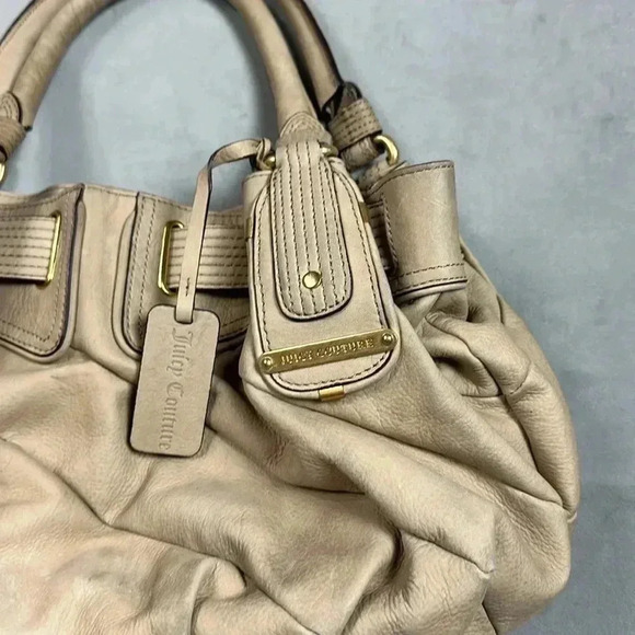 Juicy Couture Purse Tan Leather - Picture 3 of 14